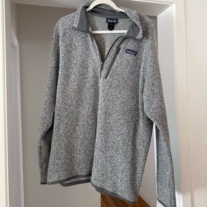 Patagonia Heather Gray Fleece Jacket